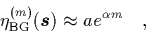 \begin{displaymath}
\quad
\overline{I_{\rm BG}^{(m)}}({\mbox{\protect\boldmath...
..._0^T I_{\rm BG}^{(m)}(t;{\mbox{\protect\boldmath$s$}})
\quad.
\end{displaymath}