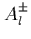\begin{subequations}
\begin{equation}
L = \left( \begin{array}{cc}
L^{[1]} & ...
...\\ -b & a
\end{array} $} \end{array} \right)
\end{eqnarray} \end{subequations}