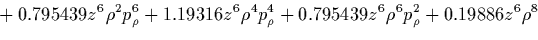 \begin{displaymath}
\begin{array}{rcl}
{\displaystyle \frac{1}{\sin^6\vartheta}...
...box{\protect\boldmath$q$}}\vert^{13}\right)} \quad.
\end{array}\end{displaymath}