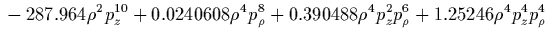 $\displaystyle {}
-0.25 z^2 \rho^2 p_\rho^2
+0.4375 z^2 \rho^2 p_z^2
+0.046875 z^2 \rho^4
-0.5 z^3 \rho p_z p_\rho$