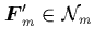 ${\mbox{\protect\boldmath$F$}}_m'\in{\cal N}_m$