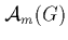 ${\cal A}_m(G)$