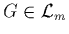 $G\in\L _m$