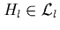 $H_l\in\L _l$