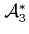 ${\cal A}_3^*$