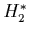 $H_2^*$