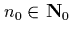 $n_0\in{\bf N}_0$