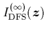 $I_{\rm DFS}^{(\infty)}({\mbox{\protect\boldmath$z$}})$