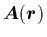 ${\mbox{\protect\boldmath$A$}}({\mbox{\protect\boldmath$r$}})$