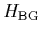 $H_{\rm BG}$
