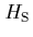 $H_{\rm S}$