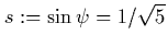 $\displaystyle s \left( \begin{array}{@{}rr}
2 & 1 \\  -1 & 2
\end{array}\right) {\rho \choose z} \quad.$