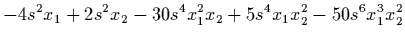 $\displaystyle \frac{1}{sx_1} + {\cal O}\left(\frac{1}{x_1^2}\right)
\quad \mbox{f\uml {u}r} \quad x_1\gg 1 \quad.$