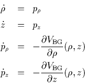 \begin{displaymath}
\quad \ddot{x}_1 {\protect\begin{array}{c}
<\protect\\ [-0...
...nd{array}} s^2Cx_1
\quad \mbox{f\uml {u}r} \quad x_1\gg 1 \ .
\end{displaymath}