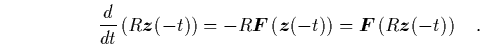 \begin{subequations}
\begin{eqnarray}
R^2 & = & \mbox{\rm id}_4
\\ [0.2cm]
\...
...th$F$}}({\mbox{\protect\boldmath$z$}})
\quad.
\end{eqnarray}\end{subequations}