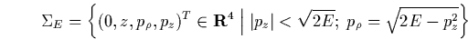 $\displaystyle \quad
p_\rho(z,p_z)$