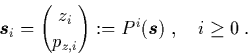 \begin{displaymath}
\quad {\mbox{\protect\boldmath$s$}} := {z \choose p_z} \quad.
\end{displaymath}