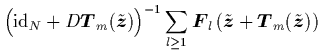 $\displaystyle \Big(\mbox{\rm id}_N+D{\mbox{\protect\boldmath$T$}}_m(\tilde{{\mb...
...+{\mbox{\protect\boldmath$T$}}_m(\tilde{{\mbox{\protect\boldmath$z$}}}) \right)$
