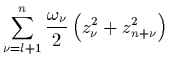\begin{subequations}
\begin{equation}
\tilde{\tilde{L}} = X^*\tilde{L}X
\end{eq...
... \right) \\ [0.1cm]
\end{array} \right) \quad.
\end{equation}\end{subequations}
