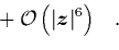 \begin{displaymath}
\tilde{{\cal A}}_3
= \left(%
\providecommand{\ce} [1]{\mbo...
...&&&&&&&&&&&&&&&&&&&\mbox{$\,\;0\,\;$}
\end{array} \right) \;.
\end{displaymath}