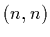 $(n,n)$
