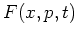 $F(x,p,t)$