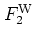 $F_2^{\rm W}$
