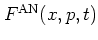 $F^{\rm AN}(x,p,t)$