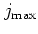 $j_{\mbox{\scriptsize max}}$
