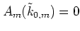 $A_m(\tilde{k}_{0,m})=0$