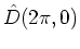 ${\hat{D}}(2\pi,0)$
