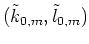 $(\tilde{k}_{0,m},\tilde{l}_{0,m})$