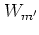 $W_{m'}$