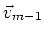 $\displaystyle \vec{v}_{m-1}$